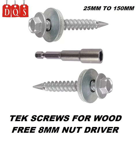 Timber tek roofing screws - timber,