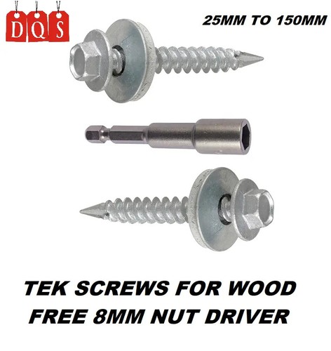 Timber tek roofing - tek, screws